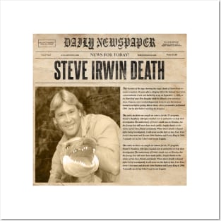 Steve Irwin Montage Posters and Art